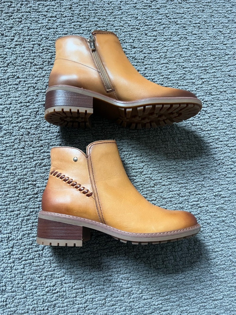 Pikolinos Medina Light Brown Women’s Leather Boots New